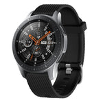 20 mm breites Silikonarmband mit Diamantstruktur, passend für Samsung Galaxy Watch 4 Classic (42 mm), Samsung Galaxy Watch Active 2 (44 mm), Samsung Galaxy Watch Active 2 (40 mm) und Samsung Galaxy Watch (42 mm).