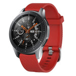 20 mm breites Silikonarmband mit Diamantstruktur, passend für Samsung Galaxy Watch 4 Classic (42 mm), Samsung Galaxy Watch Active 2 (44 mm), Samsung Galaxy Watch Active 2 (40 mm) und Samsung Galaxy Watch (42 mm).