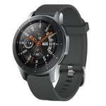 20 mm breites Silikonarmband mit Diamantstruktur, passend für Samsung Galaxy Watch 4 Classic (42 mm), Samsung Galaxy Watch Active 2 (44 mm), Samsung Galaxy Watch Active 2 (40 mm) und Samsung Galaxy Watch (42 mm).