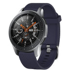 20 mm breites Silikonarmband mit Diamantstruktur, passend für Samsung Galaxy Watch 4 Classic (42 mm), Samsung Galaxy Watch Active 2 (44 mm), Samsung Galaxy Watch Active 2 (40 mm) und Samsung Galaxy Watch (42 mm).