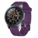 20 mm breites Silikonarmband mit Diamantstruktur, passend für Samsung Galaxy Watch 4 Classic (42 mm), Samsung Galaxy Watch Active 2 (44 mm), Samsung Galaxy Watch Active 2 (40 mm) und Samsung Galaxy Watch (42 mm).