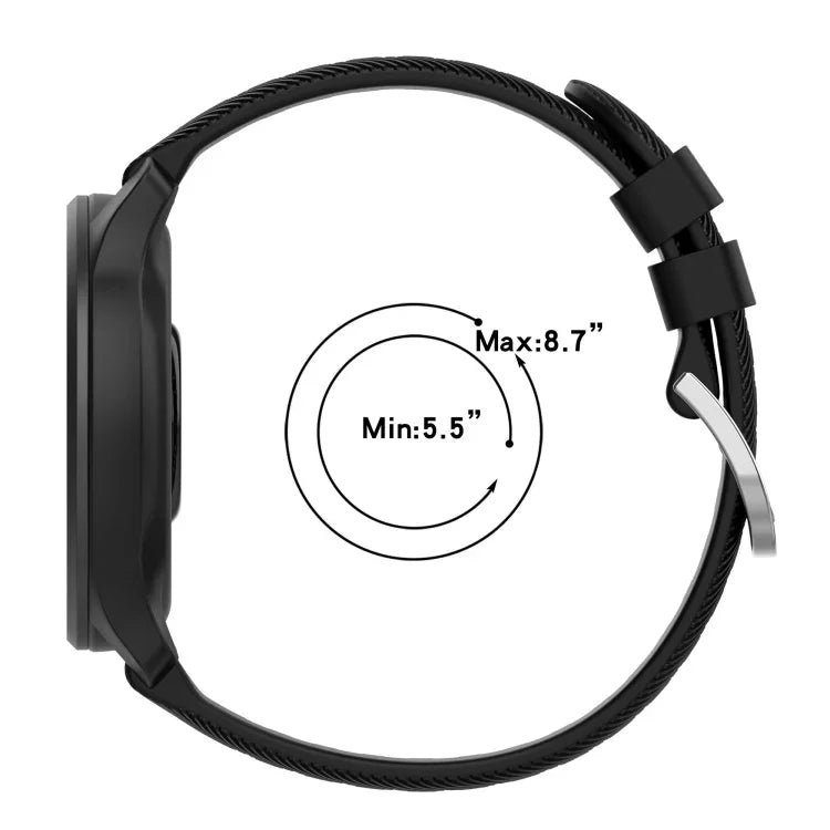 20 mm breites Silikonarmband mit Diamantstruktur, passend für Samsung Galaxy Watch 4 Classic (42 mm), Samsung Galaxy Watch Active 2 (44 mm), Samsung Galaxy Watch Active 2 (40 mm) und Samsung Galaxy Watch (42 mm).
