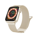 Milan doppelt magnetisches Stahl-Mesh-Uhrenarmband, für Apple Watch 7 45mm, für Apple Watch SE 40mm, für Apple Watch SE 44mm, für Apple Watch 6 40mm, für Apple Watch 6 44mm, für Apple Watch 5 44mm