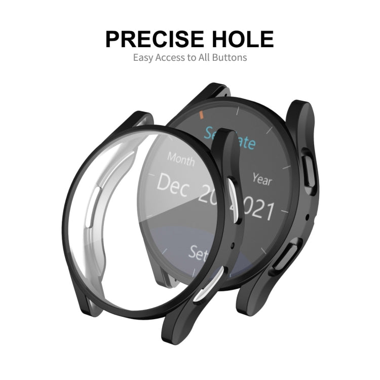 ENKAY Hat-Prince Vollabdeckung, galvanisierte, weiche TPU-Hülle mit Displayschutz, für Samsung Galaxy Watch6 44mm, für Samsung Galaxy Watch6 40mm