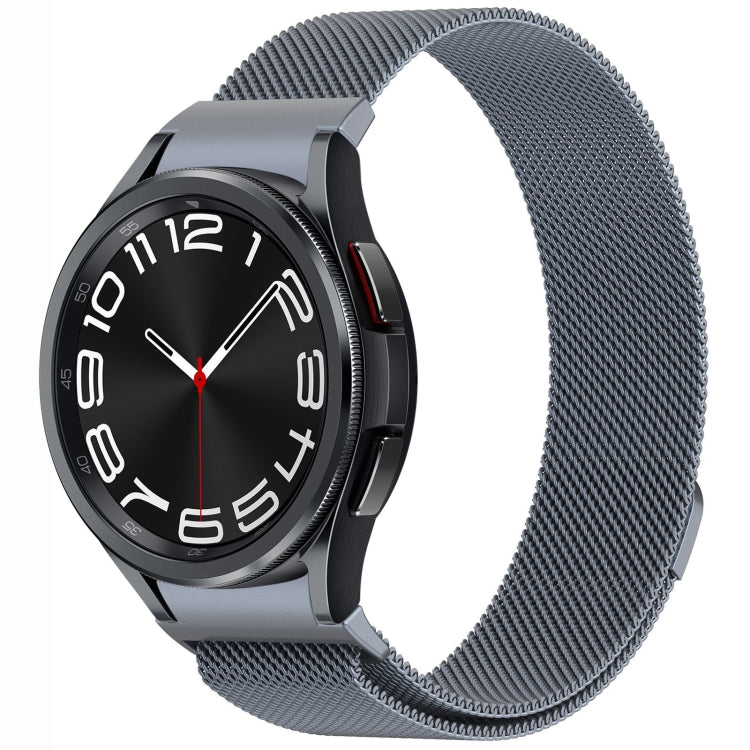 Button Style Milan Magnetic Metal Watch Band, For Samsung Galaxy Watch 6 Classic, For Samsung Galaxy Watch5 / 5 Pro, For Samsung Galaxy Watch4 / 4 Classic 46mm, For Samsung Galaxy Watch3 41mm