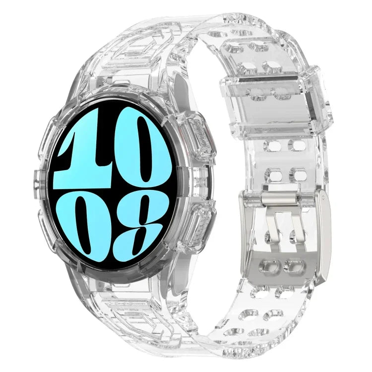 TPU Integrated Silicone Watch Band, For Samsung Galaxy Watch6 44mm, For Samsung Galaxy Watch6 40mm