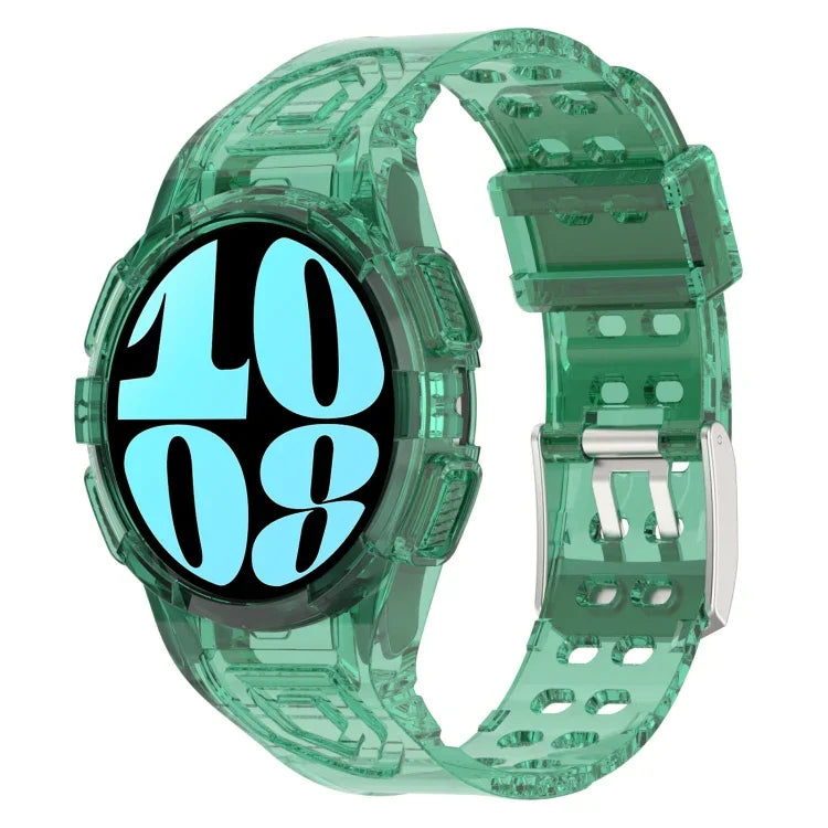 TPU Integrated Silicone Watch Band, For Samsung Galaxy Watch6 44mm, For Samsung Galaxy Watch6 40mm