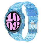 TPU Integrated Silicone Watch Band, For Samsung Galaxy Watch6 44mm, For Samsung Galaxy Watch6 40mm