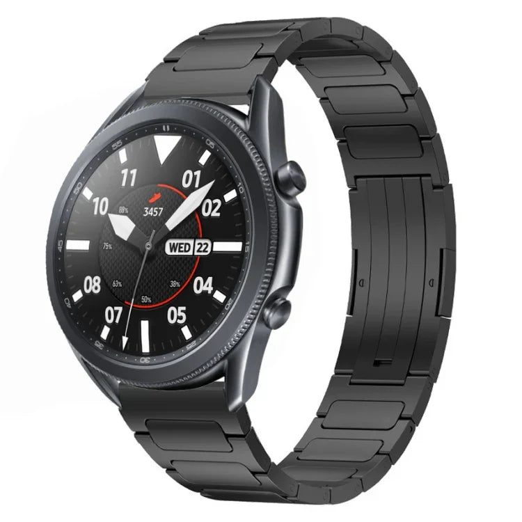 22 mm breites, I-förmiges Uhrenarmband aus Titanlegierung, passend für Samsung Galaxy Watch3 (45 mm), Samsung Gear S3 Classic und Samsung Gear S3 Frontier.