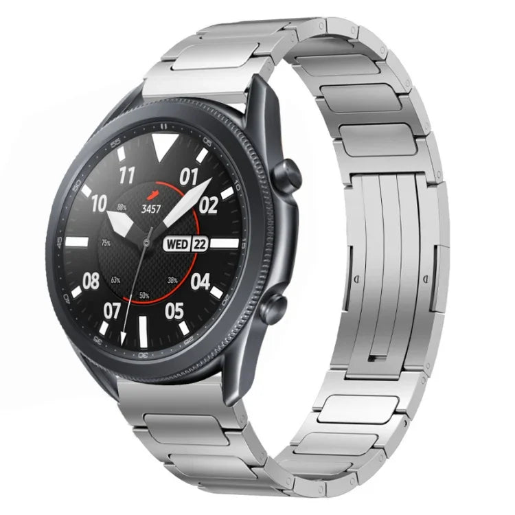 22 mm breites, I-förmiges Uhrenarmband aus Titanlegierung, passend für Samsung Galaxy Watch3 (45 mm), Samsung Gear S3 Classic und Samsung Gear S3 Frontier.