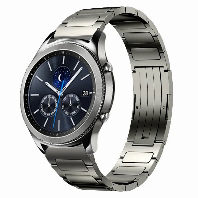 22 mm breites, I-förmiges Uhrenarmband aus Titanlegierung, passend für Samsung Galaxy Watch3 (45 mm), Samsung Gear S3 Classic und Samsung Gear S3 Frontier.
