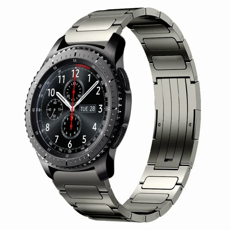 22 mm breites, I-förmiges Uhrenarmband aus Titanlegierung, passend für Samsung Galaxy Watch3 (45 mm), Samsung Gear S3 Classic und Samsung Gear S3 Frontier.