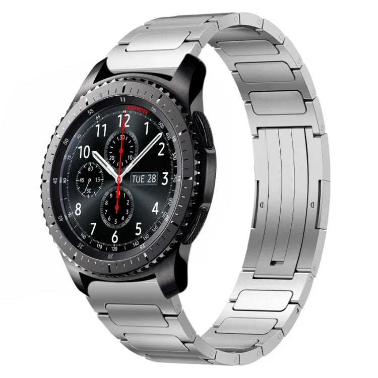 22 mm breites, I-förmiges Uhrenarmband aus Titanlegierung, passend für Samsung Galaxy Watch3 (45 mm), Samsung Gear S3 Classic und Samsung Gear S3 Frontier.