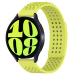 20mm atmungsaktives 3D-Punkte-Silikon-Uhrenarmband mit Löchern, für Samsung Galaxy Watch 6 Classic 47mm, für Samsung Galaxy Watch 6 44mm, für Samsung Galaxy Watch 6 40mm