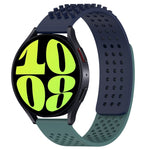 20mm atmungsaktives 3D-Punkte-Silikon-Uhrenarmband mit Löchern, für Samsung Galaxy Watch 6 Classic 47mm, für Samsung Galaxy Watch 6 44mm, für Samsung Galaxy Watch 6 40mm