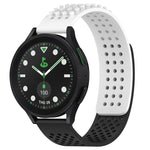 20mm atmungsaktives 3D-Punkte-Silikon-Uhrenarmband mit Löchern, für Samsung Galaxy Watch 6 Classic 43mm, für Samsung Galaxy Watch 5 Pro Golf Edition, für Samsung Galaxy Watch 5 Golf Edition
