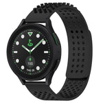 20mm atmungsaktives 3D-Punkte-Silikon-Uhrenarmband mit Löchern, für Samsung Galaxy Watch 6 Classic 43mm, für Samsung Galaxy Watch 5 Pro Golf Edition, für Samsung Galaxy Watch 5 Golf Edition