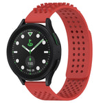 20mm atmungsaktives 3D-Punkte-Silikon-Uhrenarmband mit Löchern, für Samsung Galaxy Watch 6 Classic 43mm, für Samsung Galaxy Watch 5 Pro Golf Edition, für Samsung Galaxy Watch 5 Golf Edition