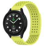 20mm atmungsaktives 3D-Punkte-Silikon-Uhrenarmband mit Löchern, für Samsung Galaxy Watch 6 Classic 43mm, für Samsung Galaxy Watch 5 Pro Golf Edition, für Samsung Galaxy Watch 5 Golf Edition