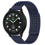 20mm atmungsaktives 3D-Punkte-Silikon-Uhrenarmband mit Löchern, für Samsung Galaxy Watch 6 Classic 43mm, für Samsung Galaxy Watch 5 Pro Golf Edition, für Samsung Galaxy Watch 5 Golf Edition