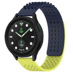 20mm atmungsaktives 3D-Punkte-Silikon-Uhrenarmband mit Löchern, für Samsung Galaxy Watch 6 Classic 43mm, für Samsung Galaxy Watch 5 Pro Golf Edition, für Samsung Galaxy Watch 5 Golf Edition