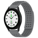 20mm atmungsaktives 3D-Punkte-Silikon-Uhrenarmband mit Löchern, für Samsung Galaxy Watch 6 Classic 43mm, für Samsung Galaxy Watch 5 Pro Golf Edition, für Samsung Galaxy Watch 5 Golf Edition