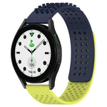 20mm atmungsaktives 3D-Punkte-Silikon-Uhrenarmband mit Löchern, für Samsung Galaxy Watch 6 Classic 43mm, für Samsung Galaxy Watch 5 Pro Golf Edition, für Samsung Galaxy Watch 5 Golf Edition