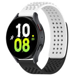 20mm atmungsaktives 3D-Punkte-Silikon-Uhrenarmband mit Löchern, für Samsung Galaxy Watch 5 44mm, für Samsung Galaxy Watch 5 Pro 45mm, für Samsung Galaxy Watch 5 40mm