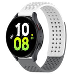 20mm atmungsaktives 3D-Punkte-Silikon-Uhrenarmband mit Löchern, für Samsung Galaxy Watch 5 44mm, für Samsung Galaxy Watch 5 Pro 45mm, für Samsung Galaxy Watch 5 40mm