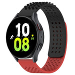 20mm atmungsaktives 3D-Punkte-Silikon-Uhrenarmband mit Löchern, für Samsung Galaxy Watch 5 44mm, für Samsung Galaxy Watch 5 Pro 45mm, für Samsung Galaxy Watch 5 40mm