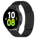 20mm atmungsaktives 3D-Punkte-Silikon-Uhrenarmband mit Löchern, für Samsung Galaxy Watch 5 44mm, für Samsung Galaxy Watch 5 Pro 45mm, für Samsung Galaxy Watch 5 40mm