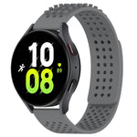 20mm atmungsaktives 3D-Punkte-Silikon-Uhrenarmband mit Löchern, für Samsung Galaxy Watch 5 44mm, für Samsung Galaxy Watch 5 Pro 45mm, für Samsung Galaxy Watch 5 40mm