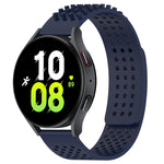 20mm atmungsaktives 3D-Punkte-Silikon-Uhrenarmband mit Löchern, für Samsung Galaxy Watch 5 44mm, für Samsung Galaxy Watch 5 Pro 45mm, für Samsung Galaxy Watch 5 40mm
