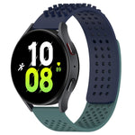 20mm atmungsaktives 3D-Punkte-Silikon-Uhrenarmband mit Löchern, für Samsung Galaxy Watch 5 44mm, für Samsung Galaxy Watch 5 Pro 45mm, für Samsung Galaxy Watch 5 40mm