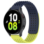 20mm atmungsaktives 3D-Punkte-Silikon-Uhrenarmband mit Löchern, für Samsung Galaxy Watch 5 44mm, für Samsung Galaxy Watch 5 Pro 45mm, für Samsung Galaxy Watch 5 40mm