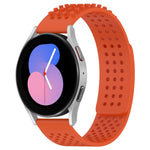 20mm atmungsaktives 3D-Punkte-Silikon-Uhrenarmband mit Löchern, für Samsung Galaxy Watch 5 44mm, für Samsung Galaxy Watch 5 Pro 45mm, für Samsung Galaxy Watch 5 40mm