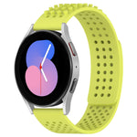 20mm atmungsaktives 3D-Punkte-Silikon-Uhrenarmband mit Löchern, für Samsung Galaxy Watch 5 44mm, für Samsung Galaxy Watch 5 Pro 45mm, für Samsung Galaxy Watch 5 40mm