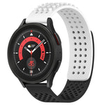 20mm atmungsaktives 3D-Punkte-Silikon-Uhrenarmband mit Löchern, für Samsung Galaxy Watch 5 44mm, für Samsung Galaxy Watch 5 Pro 45mm, für Samsung Galaxy Watch 5 40mm