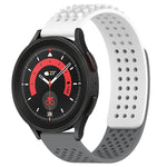 20mm atmungsaktives 3D-Punkte-Silikon-Uhrenarmband mit Löchern, für Samsung Galaxy Watch 5 44mm, für Samsung Galaxy Watch 5 Pro 45mm, für Samsung Galaxy Watch 5 40mm