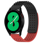 20mm atmungsaktives 3D-Punkte-Silikon-Uhrenarmband mit Löchern, für Samsung Galaxy Watch 4 44mm, für Samsung Galaxy Watch 4 40mm, für Samsung Galaxy Watch 4 Classic 46mm