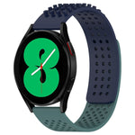 20mm atmungsaktives 3D-Punkte-Silikon-Uhrenarmband mit Löchern, für Samsung Galaxy Watch 4 44mm, für Samsung Galaxy Watch 4 40mm, für Samsung Galaxy Watch 4 Classic 46mm