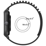 Atmungsaktives Silikonarmband mit 3D-Punkten und 20-mm-Löchern, passend für Samsung Galaxy Watch 4 Classic (42 mm), Samsung Galaxy Watch Active 2 (44 mm) und Samsung Galaxy Watch Active 2 (40 mm).