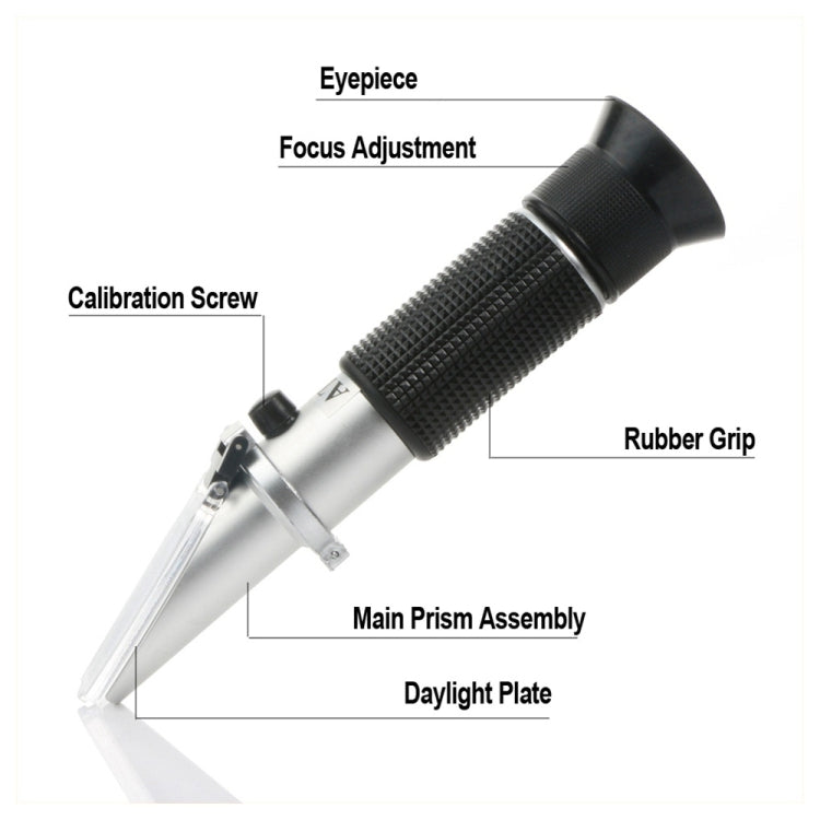 RZ120 Original Refraktometer Bier Brix Würze Zucker Alkohol Dichte Handgerät Hydrometer