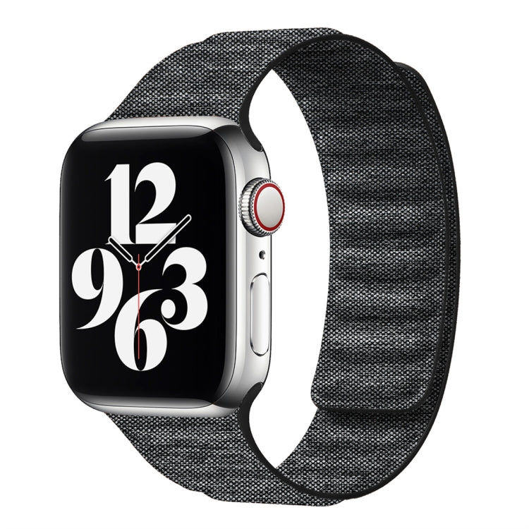 Denim Magnetisches Uhrenarmband, für Apple Watch Ultra 49mm, für Apple Watch 8 41mm, für Apple Watch 8 45mm, für Apple Watch SE 2022 40mm, für Apple Watch SE 2022 44mm, für Apple Watch 7 41mm, für Apple Watch 7 45mm, für Apple Watch SE 40mm