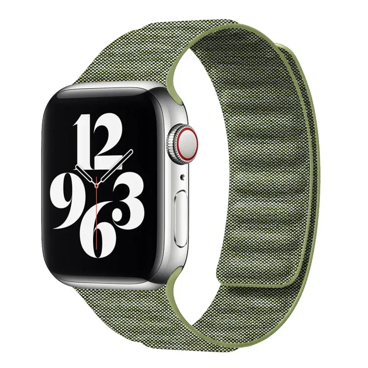 Magnetisches Denim-Armband für Apple Watch 6 (40 mm), Apple Watch 6 (44 mm), Apple Watch 5 (44 mm), Apple Watch 5 (40 mm), Apple Watch 4 (44 mm), Apple Watch 4 (40 mm), Apple Watch 3 (38 mm) und Apple Watch 3 (42 mm)