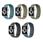 Magnetisches Denim-Armband für Apple Watch 6 (40 mm), Apple Watch 6 (44 mm), Apple Watch 5 (44 mm), Apple Watch 5 (40 mm), Apple Watch 4 (44 mm), Apple Watch 4 (40 mm), Apple Watch 3 (38 mm) und Apple Watch 3 (42 mm)