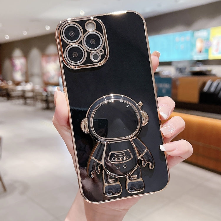 Galvanisierte Astronauten-Halterung Handyhülle, Für iPhone 17e / 16e, Für iPhone 17 Pro Max, Für iPhone 17 Pro, Für iPhone 17, Für iPhone Air, Für iPhone 16 Pro Max, Für iPhone 16 Pro, Für iPhone 16 Plus