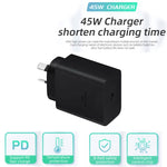 M135 PPS / PD 45W USB-C / Type-C Port Schnellladegerät, AU Stecker