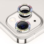 ENKAY Hat-Prince Glitter Rear Lens Aluminium Alloy Tempered Glass Film, For iPhone 17 Pro / 17 Pro Max, For iPhone 17, For iPhone Air, For iPhone 15 Pro / 15 Pro Max, For iPhone 15 / 15 Plus
