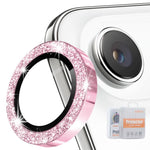 ENKAY Hat-Prince Glitter Rear Lens Aluminium Alloy Tempered Glass Film, For iPhone 17 Pro / 17 Pro Max, For iPhone 17, For iPhone Air, For iPhone 15 Pro / 15 Pro Max, For iPhone 15 / 15 Plus